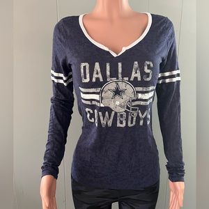 EUC Dallas cowboys womens long sleeve top